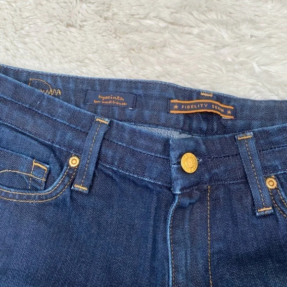 Fidelity Denim - Y2K Hyacinth Low Rise Flare Denim Jeans - Picture 4 of 7